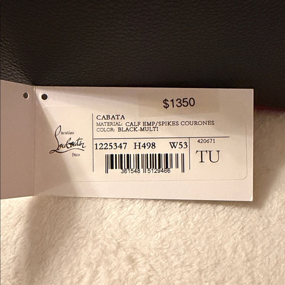 Christian Louboutin Mini Cabata Black Tote - Picture 15 of 15